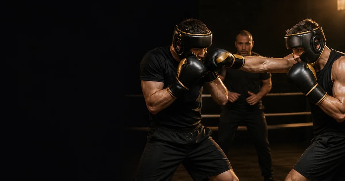 Primeiro sparring de boxe: guia de segurança e análise para iniciantes